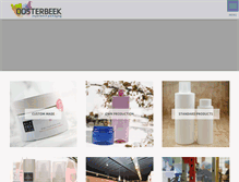 Tablet Screenshot of oosterbeekpackaging.com
